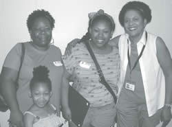 Jessica-Sims-congratulated-by-SDC-CEO-Deborah-Blanks-proud-mother-younger-sister