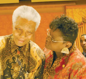 The photo was taken May 16, 2005 during a meeting with the Congressional Black Caucus where Wisconsin Congresswoman had an opportunity to meet Nelson Mandela. Upon hearing of his death she released the following statement: “Today we have lost a visionary leader and hero for human rights. Nelson Mandela broke the chains of oppression in South Africa and opened the hearts and minds of millions. His life’s journey serves as an inspiration to all those who strive to create a more just world. He reaffirmed to all that hope and a steadfast dream of freedom will prevail over hatred and fear. His courage and strength freed a nation and reshaped our history. In 2005, I had the honor and blessing of meeting this remarkable man. It was a powerful moment that left an indelible mark.Though no words can wholly console those who mourn, my thoughts and prayers go out to every person touched by his kind spirit and resolve. May his legacy live on today and always.”