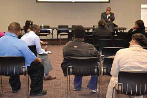 Residents provide recommendations to the SDC Task Force on Youth and Poverty during a forum at Hillside Family Resource Center