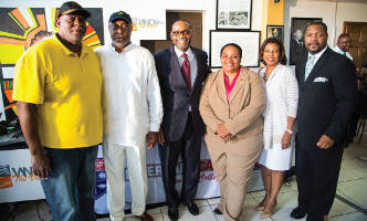 Bradley Thurman-Owner Coffee Makes You Black, Eric Von, Rahim Islam, Ald Milele Coggs, Dr. Eve Hall