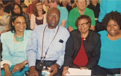 Venodia Reaves and Pastor Jerry Reaves (left) at the Get Health and Live seminar. Photo by Venodia Reaves.