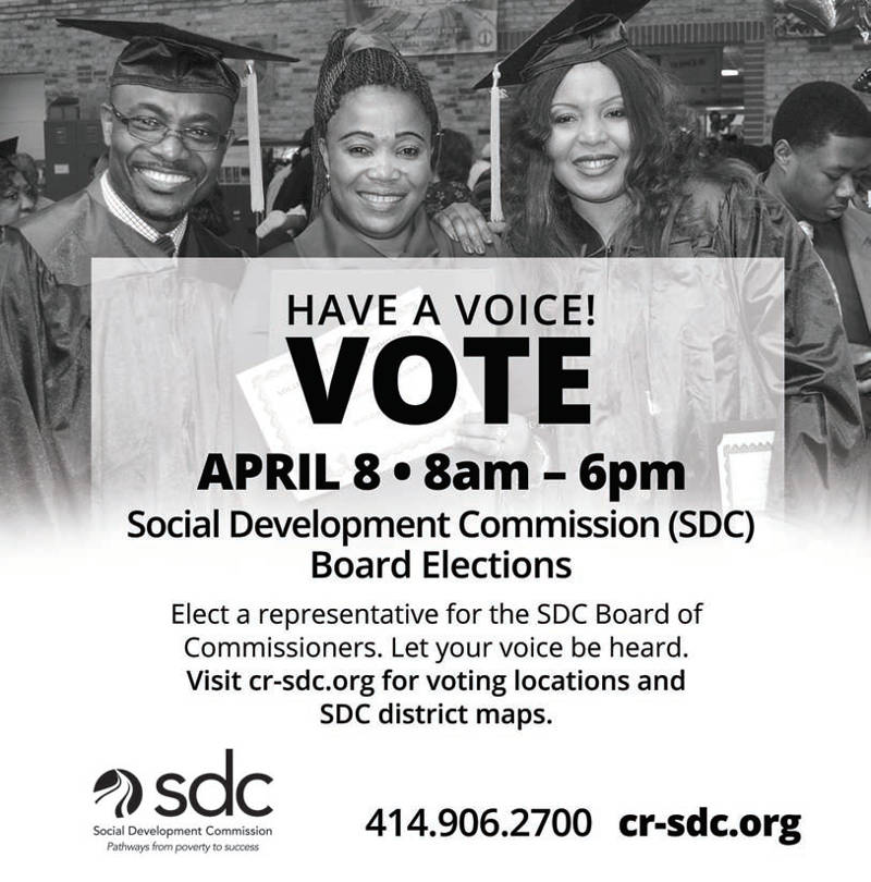 Vote April 8th For Social Development Commission (SDC) Board ...