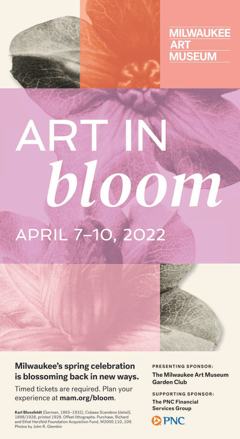 SOLD OUT Art In Bloom April 7 to 10 at Milwaukee Art Museum Milwaukee Courier Weekly Newspaper