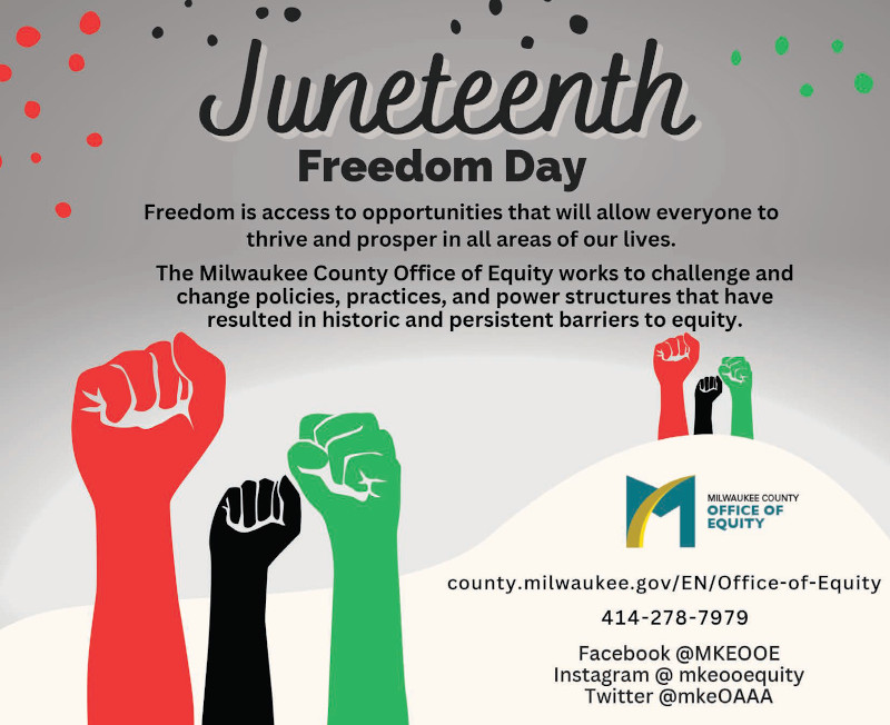 is Freedom Day Milwaukee County Office of Equity
