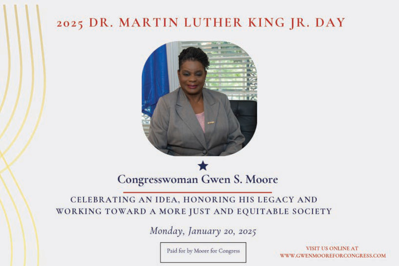 Congresswoman Gwen S Moore Celebrates 2025 Dr. Martin Luther King Day