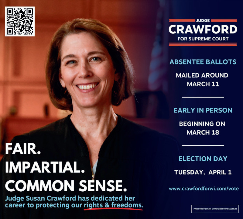 Fair Impartial Common Sense Vote Judge Susan Crawford for Supreme Fair Impartial Common Sense Vote Judge Susan Crawford for Supreme